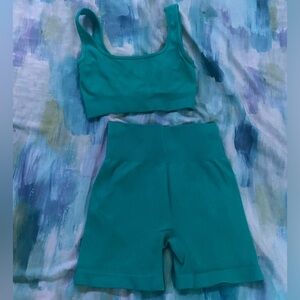 Mint green Workout set